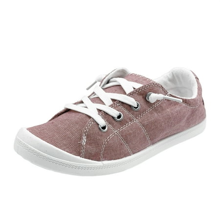 

Pimfylm Slip On Sneakers Women Women s Slip On Shoes for Women Canvas Shoes Casual Mules Sneaker Fashion Backless Sneakers Pink 9