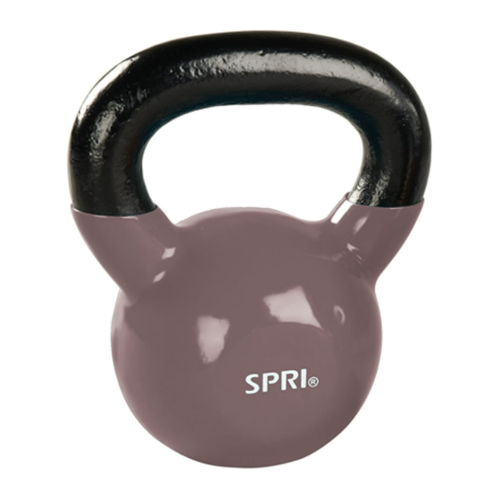SPRI Deluxe Vinyl Kettlebell, 45 lbs, Single