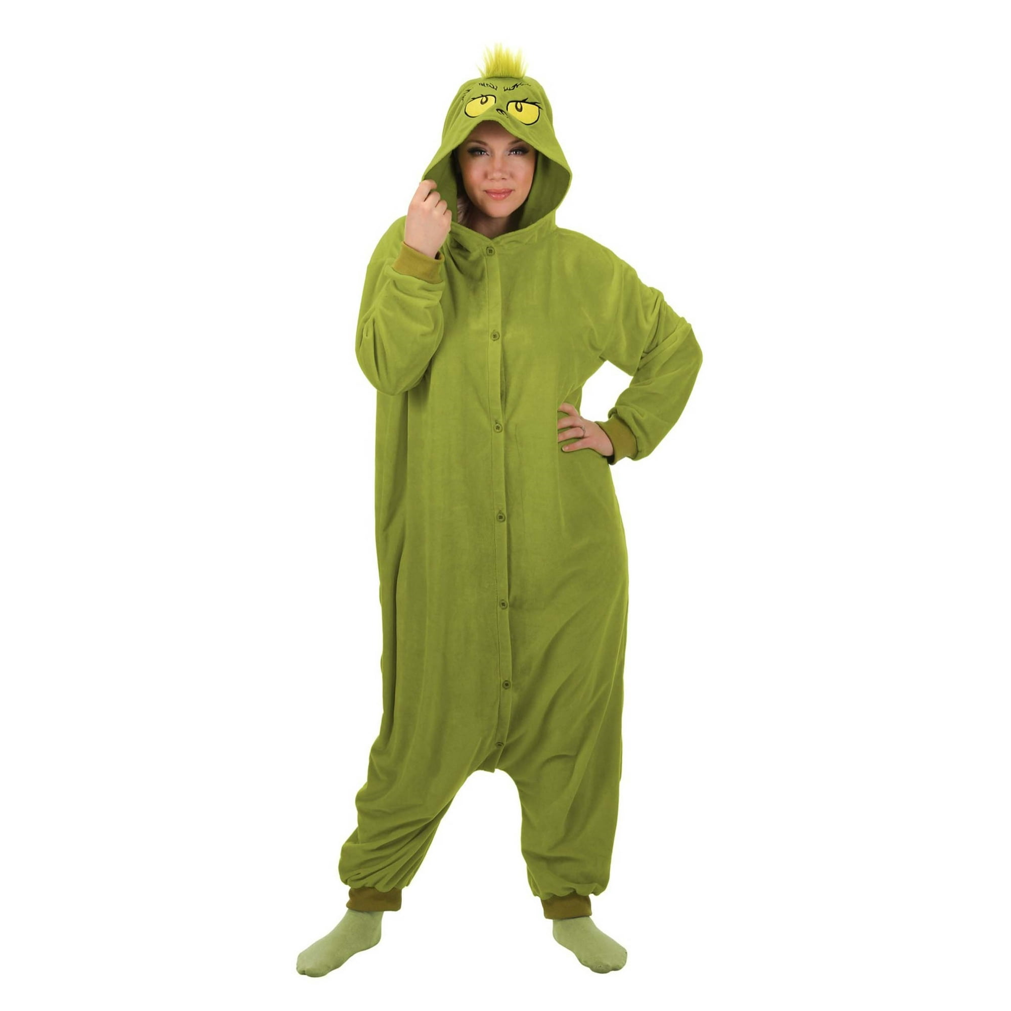 Grinch Kigurumi Onesie Adult