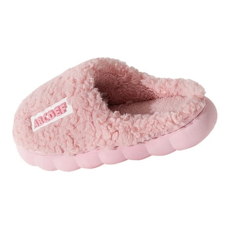 

Quealent Adult Women Shoes S Women Slippers Four Seasons Cute Slippers Home Non Slip Fpir Season Cloth Cotton Colorful Rubber Slippers for Women Pink 5