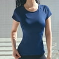 thumbnail image 5 of Timegard Workout Tops for Women Quick Dry Slim Stretch Yoga Gym Tee Shirts Athletic Breathable Tops, 5 of 7