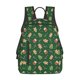 thumbnail image 1 of Disketp green Christmas Element Mochila Ligera e Impermeable, Mochila de Día Resistente para Viajes, Senderismo y Uso Diario para Hombre y Mujer, 1 of 7