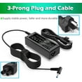 thumbnail image 5 of 65W AC Adapter Laptop Charger Compatible for HP Envy 13 15 17 X360 15-1039wm 15-1033wm 15-w117cl 15-w237cl 15m-cn0011dx 15m-bp111dx 15m-bq121dx 17m-bw0013dx Laptop Notebook PC Power Supply Cord, 5 of 9