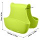 thumbnail image 2 of Paquete de 3 fregaderos de silicona con sillín, soporte para cepillos de jabón y esponja, cesta organizadora de almacenamiento para cocina (azul, verde, rosa), 2 of 5