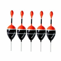 Qualyqualy Slip Bobbers Fishing Floats for Crappie, Panfish, Trout, Bass, 5 Pack (1/2oz, 2"x5.28") (1/6oz, 1.6"x4.8")