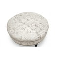 thumbnail image 3 of Baxton Studio Palfrey Beige Script Print Modern Tufted Ottoman, 3 of 5