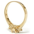 thumbnail image 3 of Pompeii 1/2ct Three Stone Diamond Ring Princess Cut 14k Gold (H,I1), 3 of 3