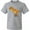 Athletic Heather, variant on Roaring T-Rex Youth T-Shirt