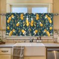 thumbnail image 2 of Yayeee Kitchen Curtains Set of 2 Light Filtering 57"x36" Over Sink Window Panels, Blue Lemons, 2 of 7