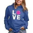 thumbnail image 4 of WCJM Women's Hoodies & Sweatshirts Love Volleyball Long Sleeve Hoodie with Pockets for Female Sweatshirt Hoodie Blanket Hoodies for Women, 4 of 4