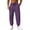 Purple -AG08, variant on Nestiefly Men's Lightweight Fleece Baggy Sweatpants with Pockets Drawstring Joggers Workout Pants for Lounge,Gym,Running White 3XL
