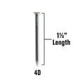 thumbnail image 3 of Fas-n-tite Common Nails, 4D x 1-1/2", Steel, Polished, Gray, Interior Nails, 50 pack, 3 of 10