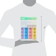 Equate 4-A-Day Pill Planner, 1 Week, 8.5