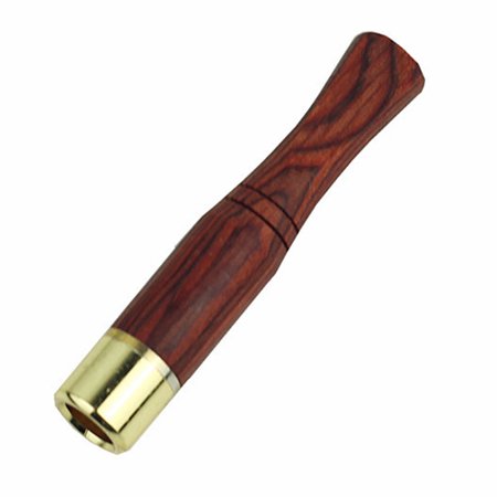 AkoaDa Smoking Pipe Bit Straight Filter Wooden Polish Smoke 6mm/8mm Cigarette (Best Wooden Pipes For Smoking Weed)