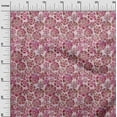 thumbnail image 3 of oneOone Silk Tabby Pink Fabric Floral Quilting Supplies Print Sewing Fabric By The Yard 42 Inch Wide, 3 of 4