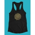 thumbnail image 3 of Ethnic Mandala Ornament Tank Women -Image by Shutterstock, Female XX-Large, 3 of 4