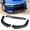 Painted Carbon Fiber, variant on For 2008-2015 Mitsubishi Lancer RA-Style Painted White Front Bumper Spoiler Lip
