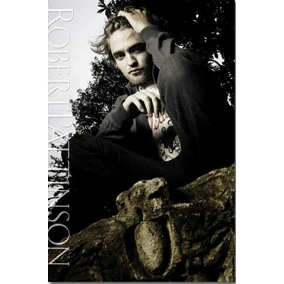 Robert Pattinson - Stone Wall Poster Print (22 x 34)