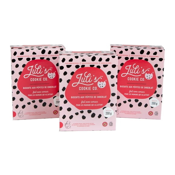 Paquet Économique Juli's Cookie Co. Biscuit de Lactation aux Pépites de Chocolat