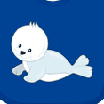 thumbnail image 4 of Inktastic Baby Seal Boys or Girls Baby Bib, 4 of 4