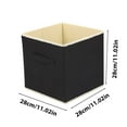 thumbnail image 3 of Saving Sale! Cameland Uncovered Clothing Toy Storage Box Desktop Storage Box Wardrobe Drawer Non-woven Fabric Storage Box, 3 of 5