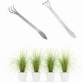 thumbnail image 4 of Râteau à Racines en Acier Inoxydable 3 Broches pour Desserrer le Sol Outils pour Bonsaï avec Poignée Ergonomique pour Extérieur, 4 of 7
