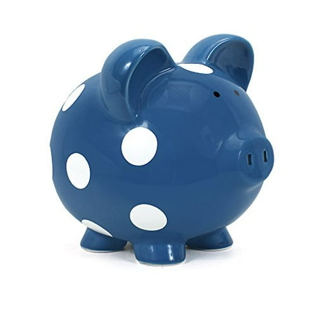 Tirelire Enfant A Cherir En Ceramique A Pois Pour Garcon Bleu Fonce Walmart Canada