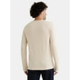 thumbnail image 3 of George Men's Thermal Henley Shirt with Long Sleeves, Sizes S-3XLT, 3 of 5