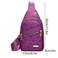 thumbnail image 3 of Bandolera para hombre y mujer con orificio para auriculares – Mochila pequeña de hombro/pecho para senderismo, camping, actividades al aire libre y viajes., 3 of 6
