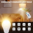 thumbnail image 2 of Rechargeable Light Bulbs with Remote Control, 2200mAh Battery Emergency Light Bulb for Power Outage and Camping Outdoor with Remote Control, Dimmable 600LM 50 Watt Equivalent, 2 of 7