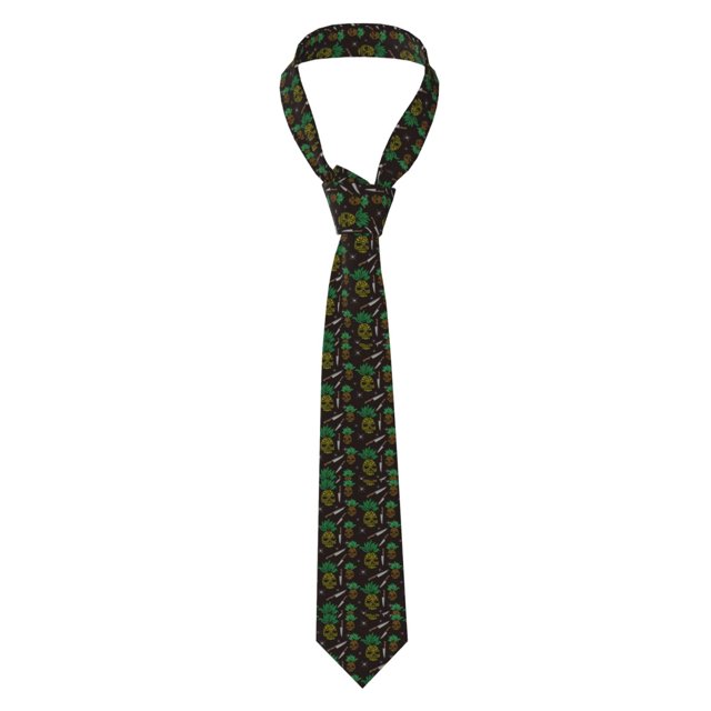 Balery Pineapples Corbata Clásica de Seda para Hombre, Corbata Tejida Jacquard, Corbatas Formales para Negocios y Bodas