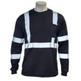 thumbnail image 6 of High Visibility Safety Long Sleeve T-Shirt – Reflective Workwear with Front Pocket, 6 of 6