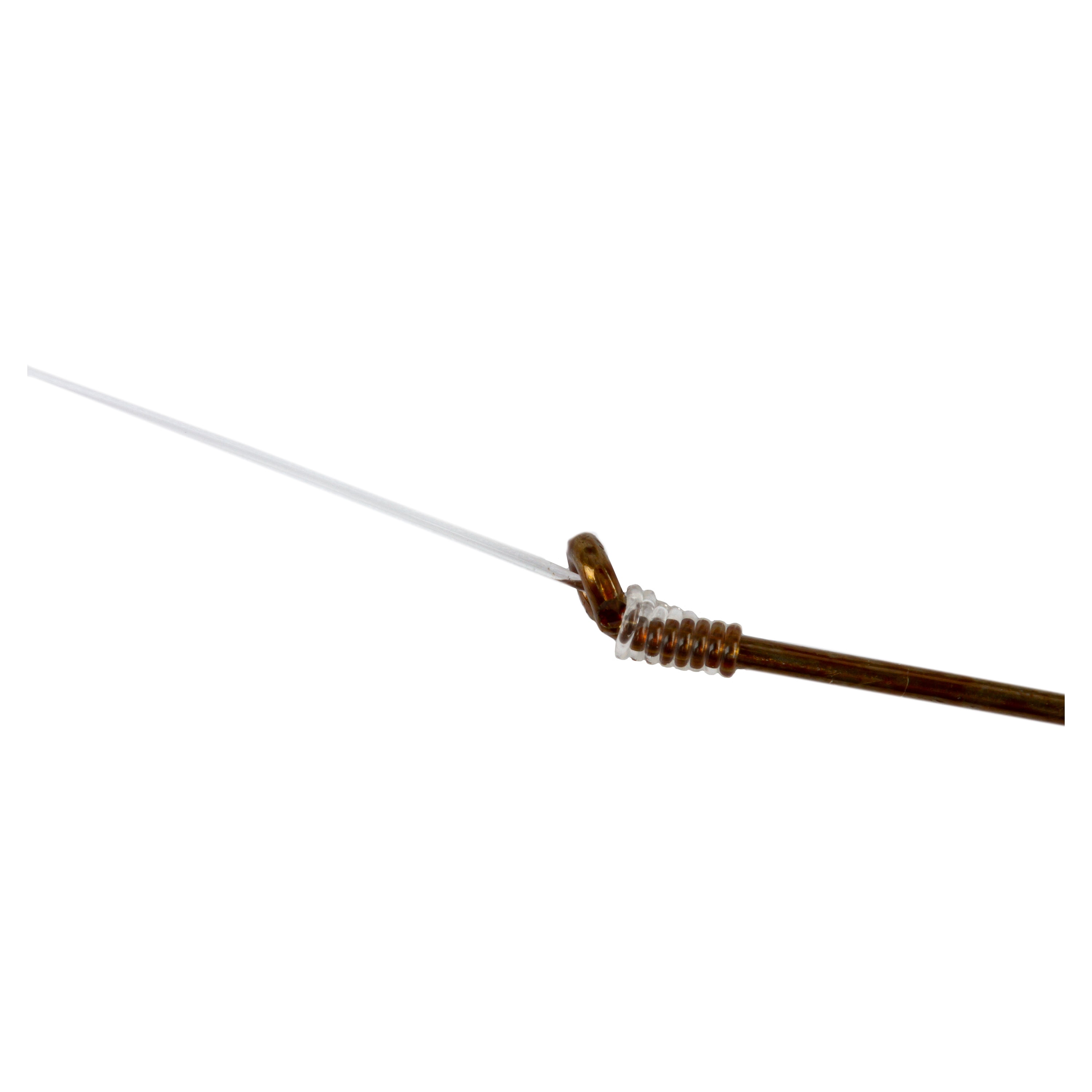 (12 pack) Ozark Trail Snelled Plain Shank Fishing Hooks, Size 6, 8-Pack