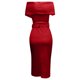 thumbnail image 5 of Vestido largo de fiesta sin tirantes sin espalda de color sólido de vendaje de verano para mujer Fridja  bnh194, 5 of 5