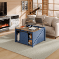 thumbnail image 7 of Waleaf Wooden Convertible Coffee Table, Lift Top Coffee Table with Large Hidden Storage Shelf for Living Room, 7 of 7