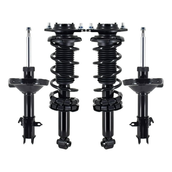 Set 4 Front Strut - Rear Quick Complete Strut For 2012 - 2016 Subaru Impreza
