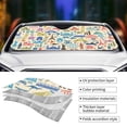 thumbnail image 4 of Kdxio Famous Places Print Front Windshield Sun Shade,Folding Auto Sunshade for Car Truck SUV-Medium, 4 of 7