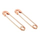 thumbnail image 5 of Pendientes de mujer con imperdible de acero inoxidable. Oro rosa, 5 of 6