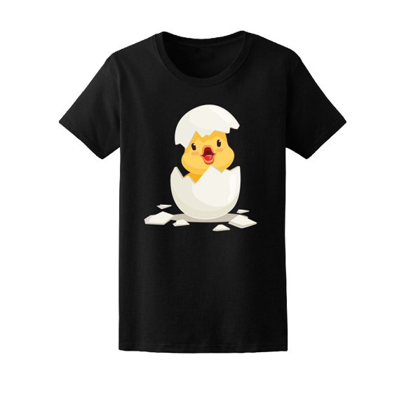 Cute Egg Happy Newborn Chicken Tee Women's -Image by Shutterstock