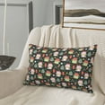 thumbnail image 5 of Uemuo Dragon With Hohoho Print Throw Pillow Case – Cozy & Soft Cushion Cover, Hypoallergenic Pillow Case for Sleeping, Perfect for Women with Envelope Closure-16"x24", 5 of 6