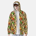 thumbnail image 2 of Gaeub Kittens With Maple Leaves Men's and Women's UPF 50+ Long-Sleeved Sun Protection Clothing, Fishing Shirt Long Sleeve Zip-3X-Large, 2 of 7