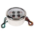 thumbnail image 1 of Aramox Multifunctional Gauge, 4in1 85mm Guage Multifunction Fuel  Oil Pressure Water Temp Volt Meter DC 9-32V for Car RV Boat Motorcycle, 1 of 8