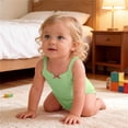 thumbnail image 7 of ShomPort Girls Sleeveless Bodysuit Cotton Tank Tops Summer Comfy Soft Undershirts 1-42 Months, 7 of 7