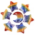 thumbnail image 4 of Natural 7 Seven Chakra Moon Star Carved Quartz Crystal Reiki Healing w/ Gift Box, 4 of 8