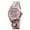 3, variant on Hevirgo Women Flower Print Silicon Band Arabic Numerals Dial Quartz Wrist Watch