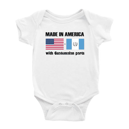 

Made In America With Guatemalan Parts Cute Baby Clothing Bodysuits For Boy Girl