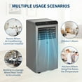 thumbnail image 6 of 12,000 BTU Portable Air Conditioner,4-in-1 AC Unit with Cooling,Fan,Dehumidifier,Remote Control, 6 of 6