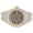 2 Tone White/Yellow, variant on Custom Moissanite VVS Iced Out Watch