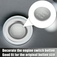 thumbnail image 3 of Unique Bargains Engine for Start Stop Button Cover Kit for Jaguar XE for Range for Rover 2013-2021 Aluminum Alloy Silver Tone, 3 of 6