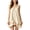Beige, variant on YuXingFu formal Dresses for Women Mini V-Neck Plus Size Womens Dress Sleeveless for Home Casual Summer Black S